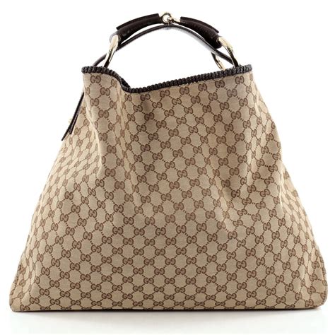 gucci horsebit hobo large|gucci signature hobo bag.